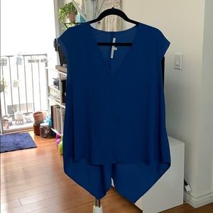 RACHEL Rachel Roy colbalt blue dressy top